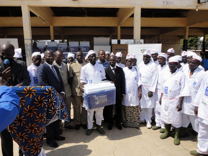 32 ex-combattants démobilisés et jeunes des communautés de Korhogo bénéficient d’un projet de boucherie moderne du Pnrrc et du Pnud